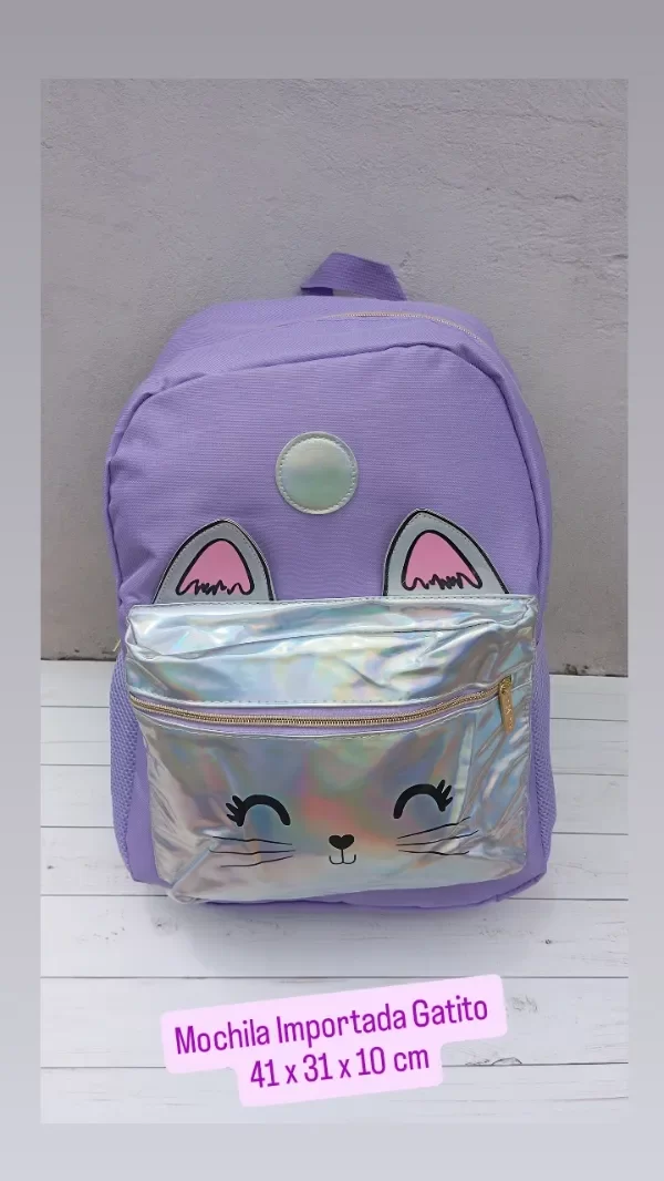 Producto - MOCHILA IMPORTADA GATITO