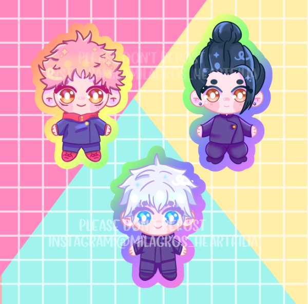 Producto - Sticker "Jujutsu Kaisen" - Set 1- Vinilo
