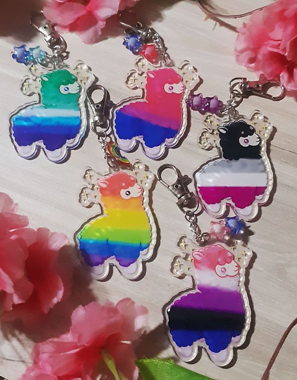 Producto - Llaveros Alpacas Pride