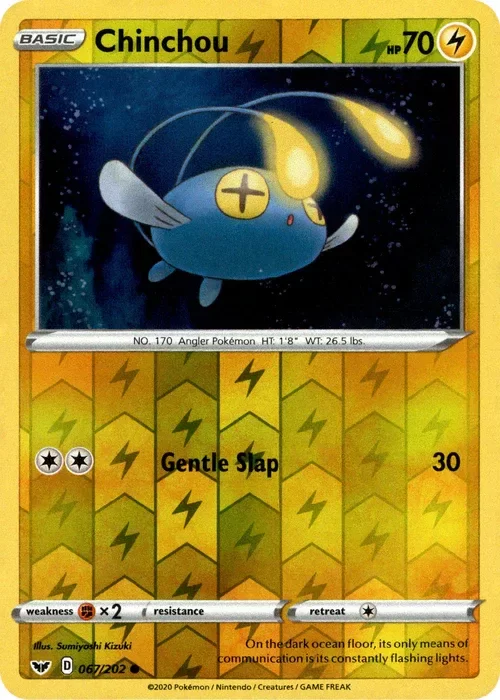 Producto - Chinchou - 67/202 - Sword and Shield - Reverse Holo