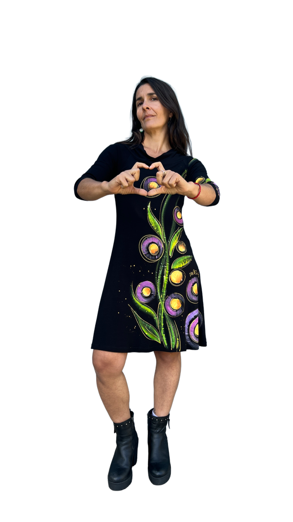 Producto - Vestido cuello cruzado Mi jardín