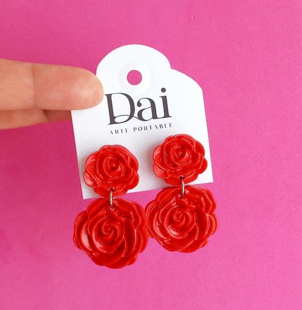 Producto - Aros Rosas Rojas
