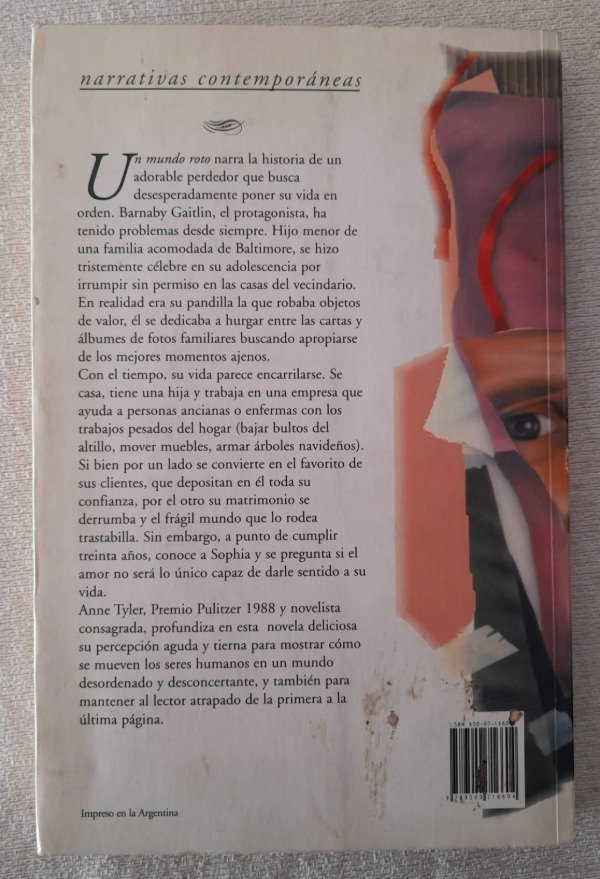 Un Mundo Roto - Anne Tyler - Sudamericana - Libros Usados Tandil