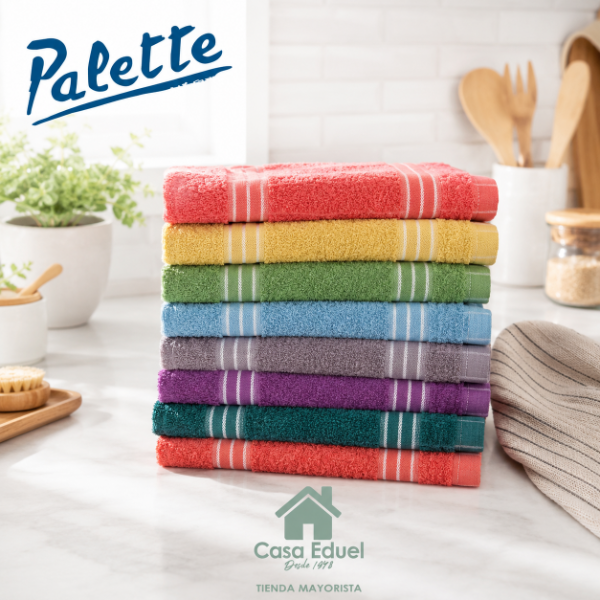 Producto - Docena Repasador Palette Algodon