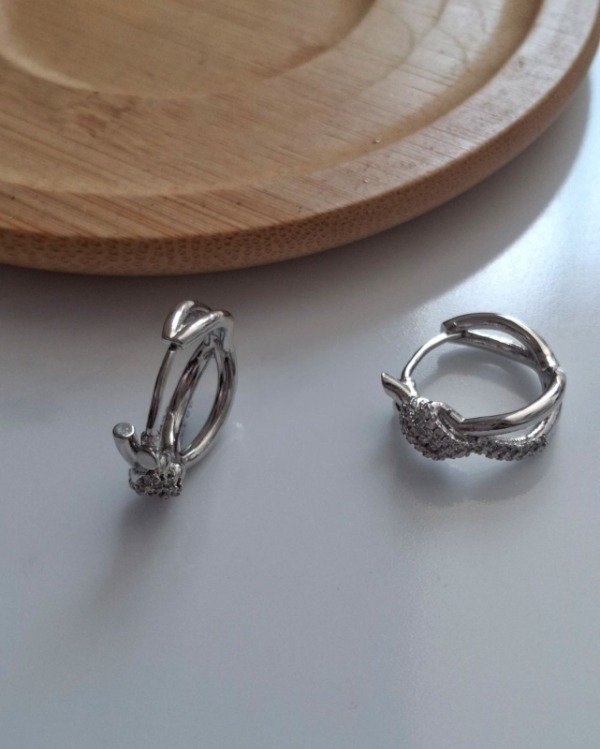 Producto - Argolla Gaia Plateado