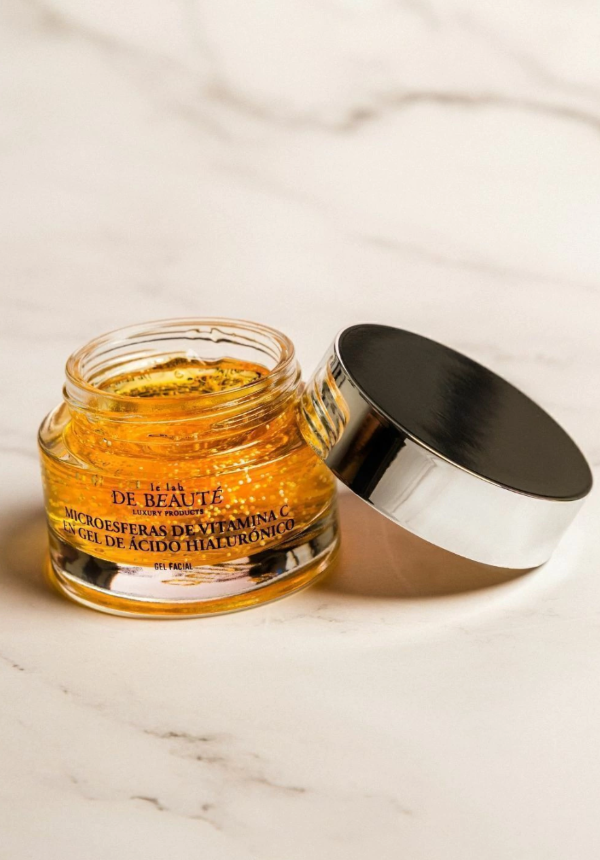 Producto - Microesferas con vitamina c en gel con ácido hialurónico