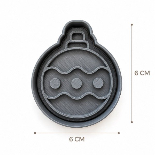 Producto - SELLO + CORTANTE BORLA NAVIDEÑA - 1