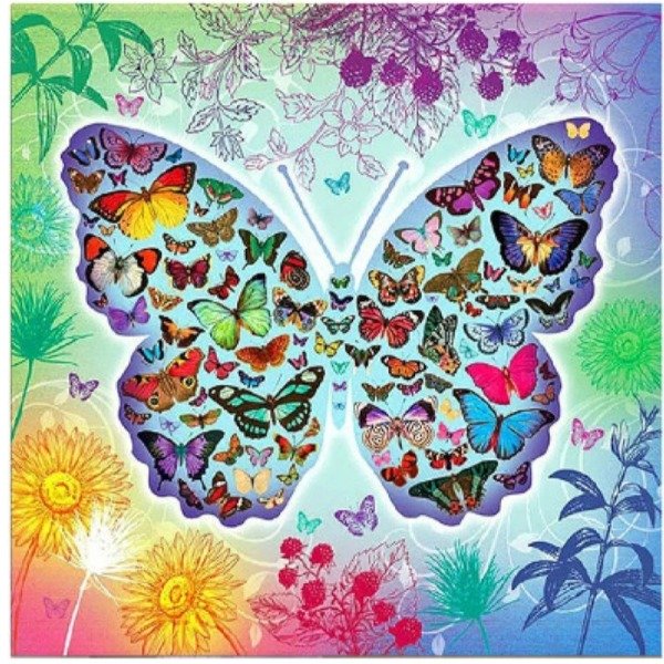 Producto - Diamond painting mariposa 30x40cm