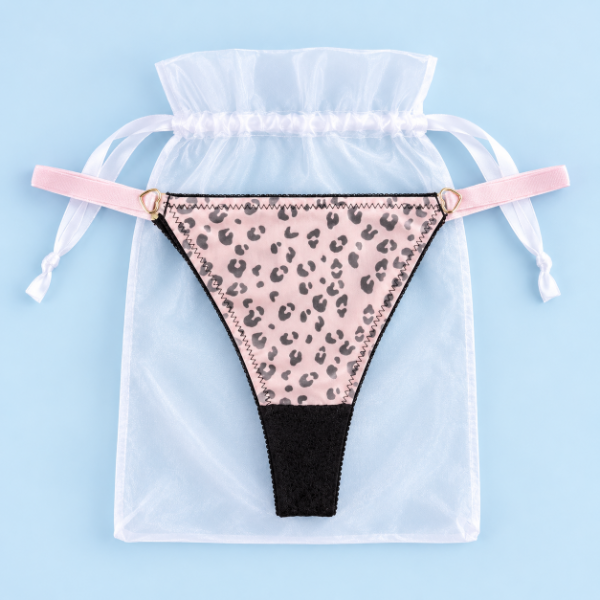 Producto - Tanga de Lycra con Puntilla Floral y Tiras Reforzadas A5-56 - 0