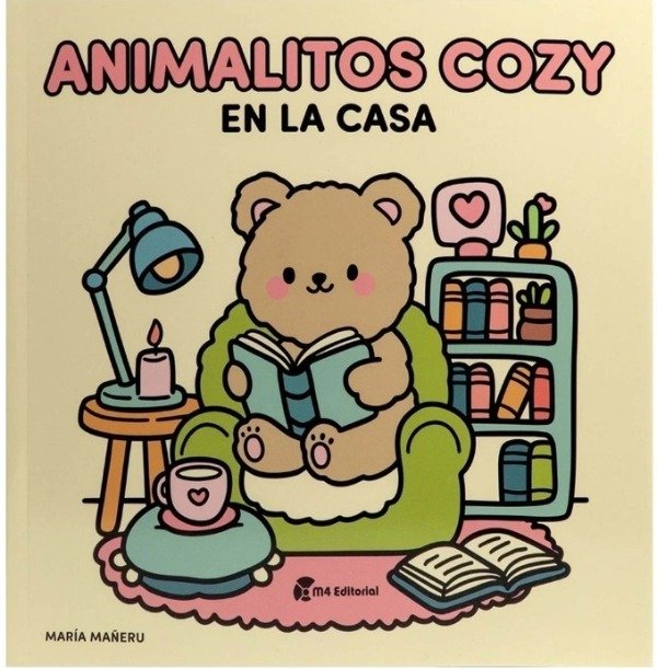Producto - ANIMALITOS COZY EN LA CASA (PARA COLOREAR)