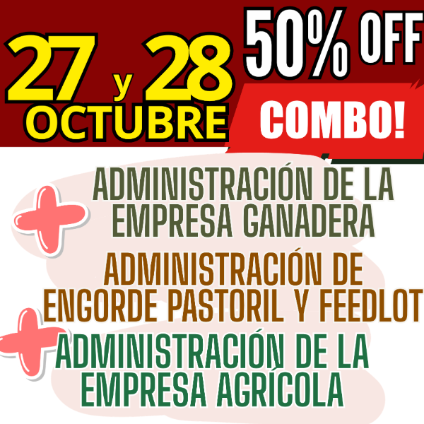 Producto - COMBO 3 CURSOS: Admin Ganadera + Engorde Pastoril y Feedlot + Admin Agrícola - 0