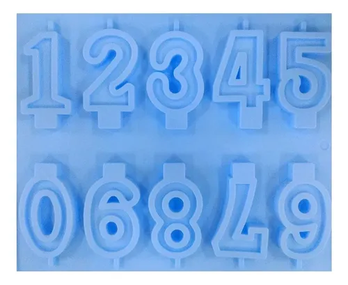 Producto - Molde números velitas