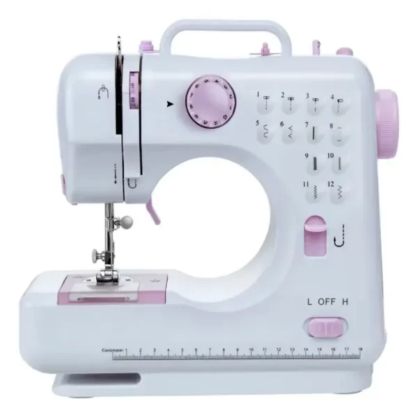 Producto - Maquina Coser Portatil Electrica Mini Luz Led 12 Puntadas