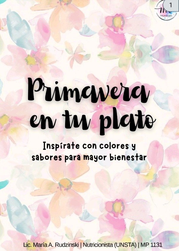 Producto - EBOOK PRIMAVERA EN TU PLATO