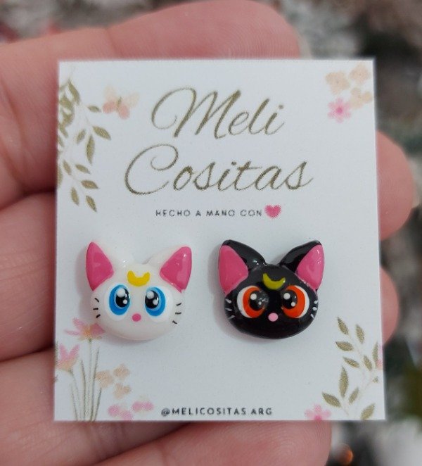 Producto - Aritos Gatitos salir moon