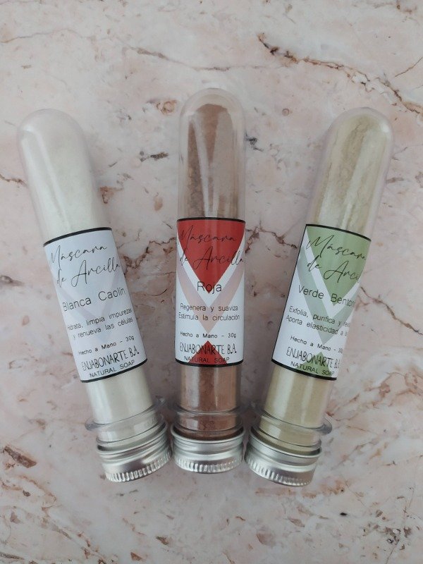 Producto - Mascarillas faciales arcillas naturales