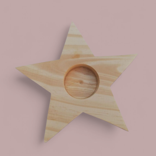 Producto - Estrella Porta vela de noche