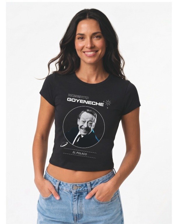 Producto - Remera Roberto Goyeneche El Polaco - Negra - 3