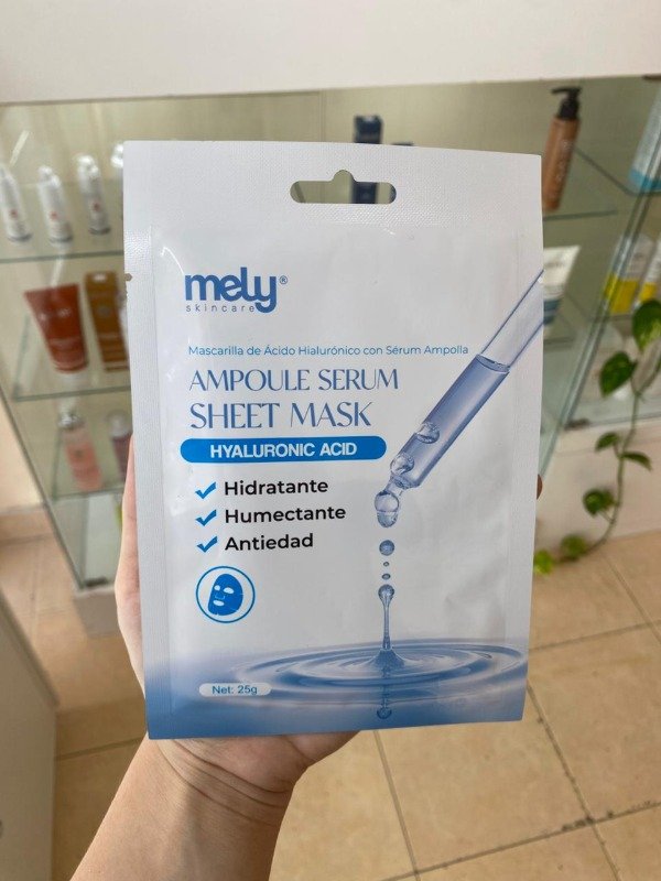 Producto - Mascarilla de Acido Hialuronico con Serum Ampolla. Mely