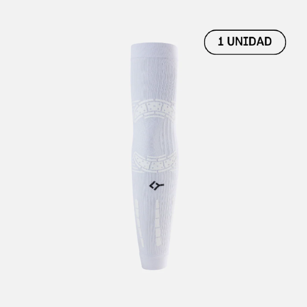 Producto - Manguito Manga Biomecanica Floky No Strain - Blanco - Talle 3 (L/XL) 30 a 34cm