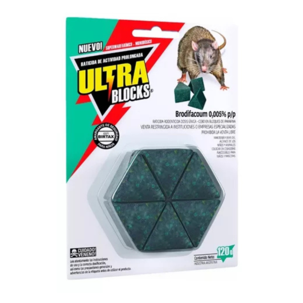 Producto - Ultra Blocks 120g Raticida