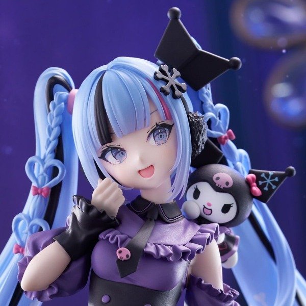 Producto - Figura Original Miku Snow Miku + Kuromi - Trio Try It