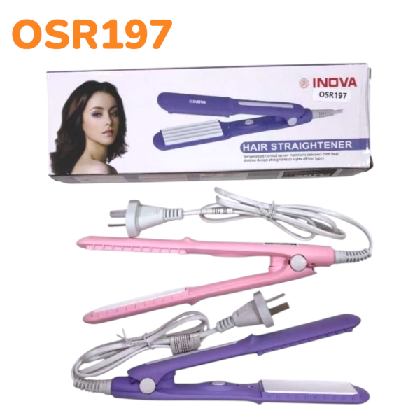 Producto - Plancha De Pelo Enchufe Inova OSR197