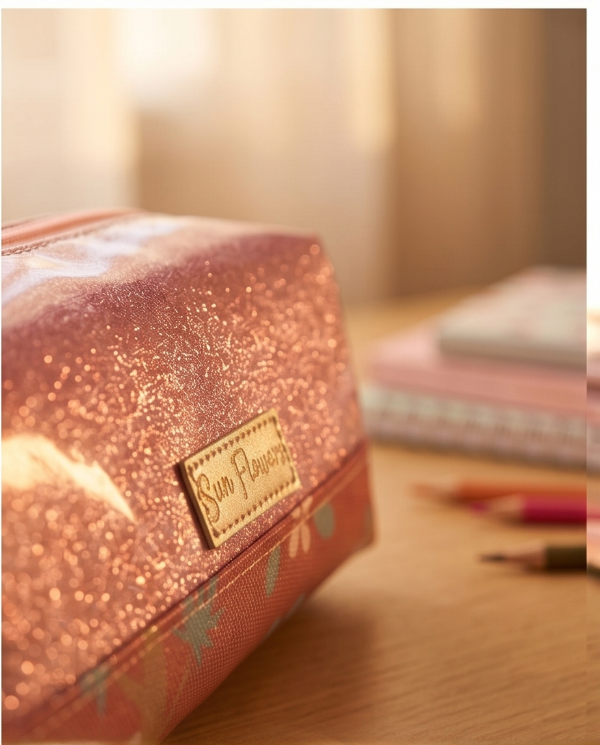 Producto - Cartuchera simple con brillo o espejo - 5