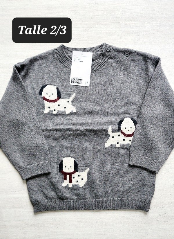 Producto - Sweater hilo HyM talle 2/3 perro - 1