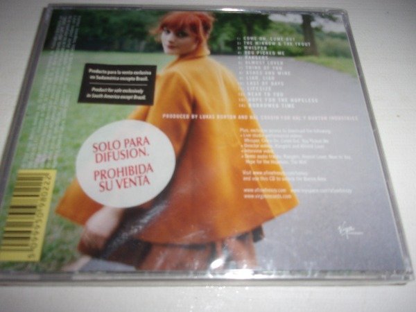 Producto - CD A FINE FRENZY ONE CELL IN THE SEA NUEVO PROMO INDIE ROCK POP 38C - 1