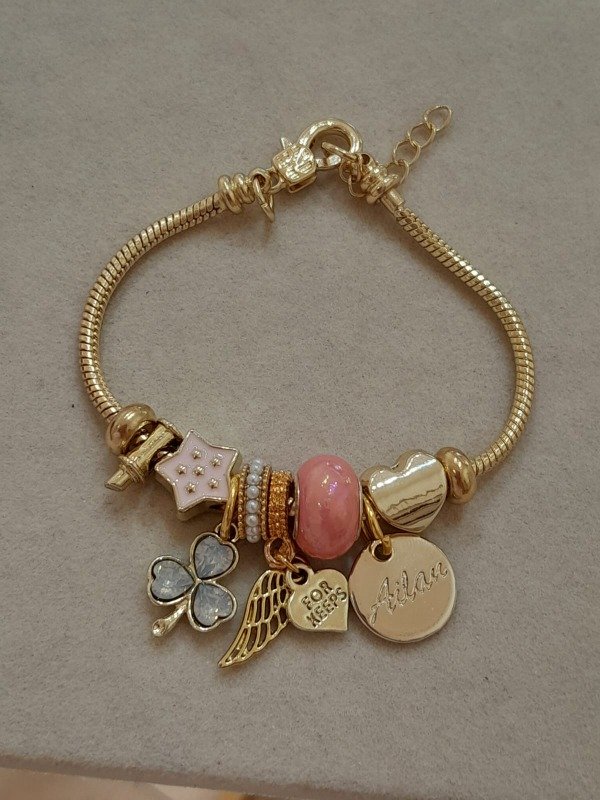 Producto - PULSERA PANDORA DIJE CORAZON PLANO