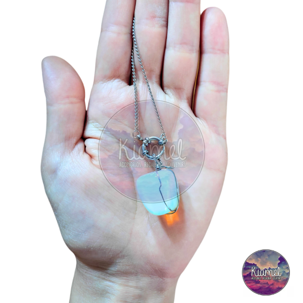 Producto - Cadenita Piedra de la Luna grande.