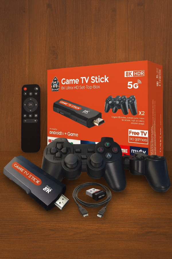 Producto - Consola Game TV Stick 8K Android TV + Games