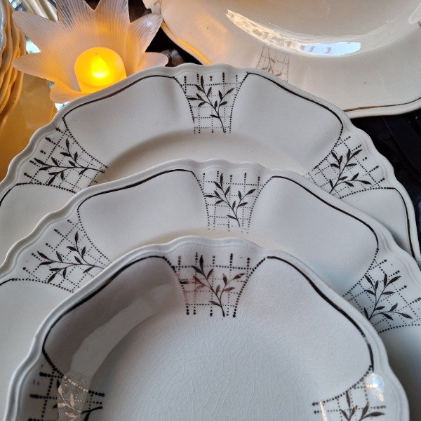 Producto - 5 Platos hondos Jacobean Ware Meakin - 2
