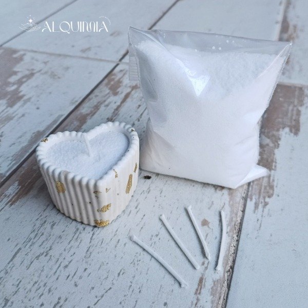 Producto - Cera en microperlas + pabilo