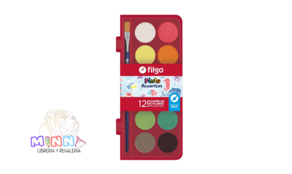 Producto - Acuarela Filgo X12 Con Pincel
