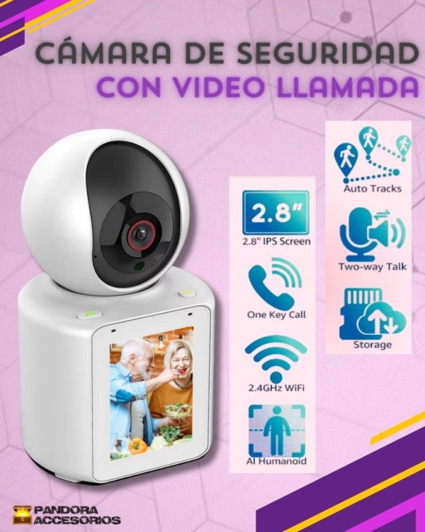 Producto - Camara Ip Wifi Videollamada Full Hd Audio 2 Vias