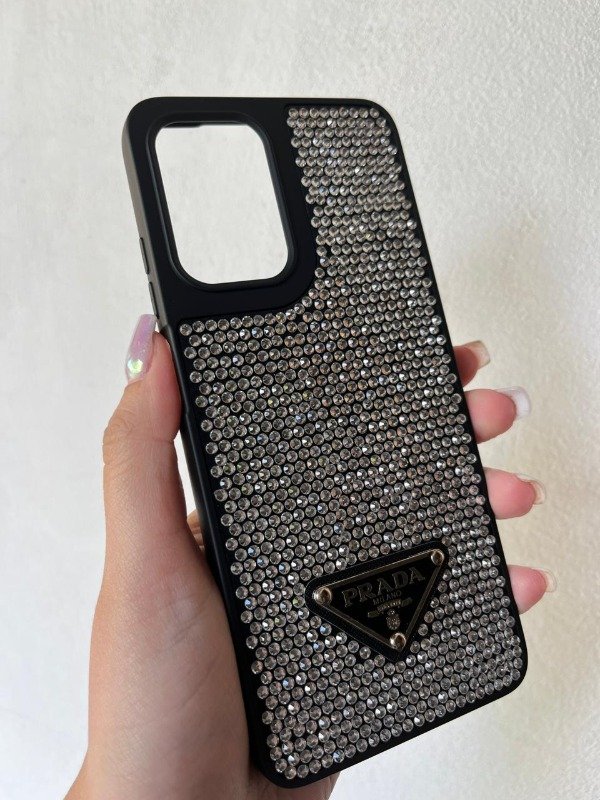 Producto - G05 y E15 funda prada relieve brillo negro