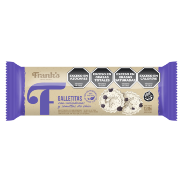 Producto - Galletitas de arandanos y semillas de chia Franks