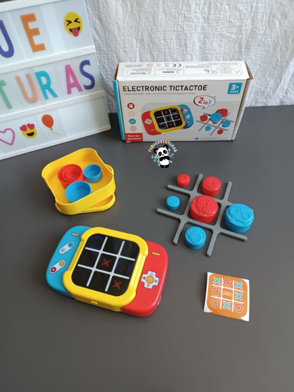 Producto - Juego Electrónico 2 en 1 Tic Tac Toe Tatetí