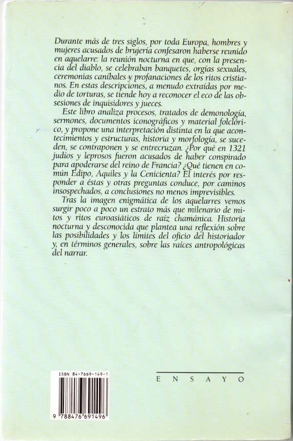 Producto - Historia Nocturna - Carlo Ginzburg - 6