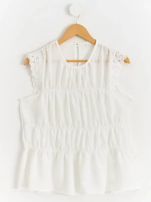 Producto - Blusa Carina (Rustic Lino) Blanco