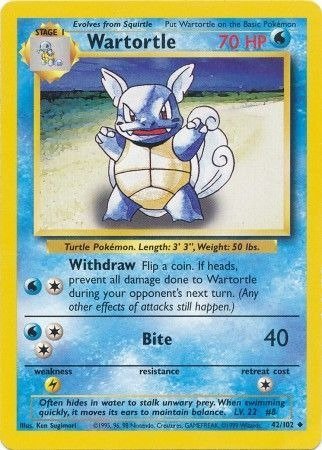 Producto - Wartortle (42/102) [Base Set Unlimited]