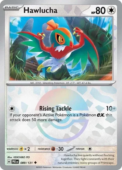 Producto - Hawlucha (Poke Ball Pattern) - 089/131 - Prismatic Evolutions - Holo