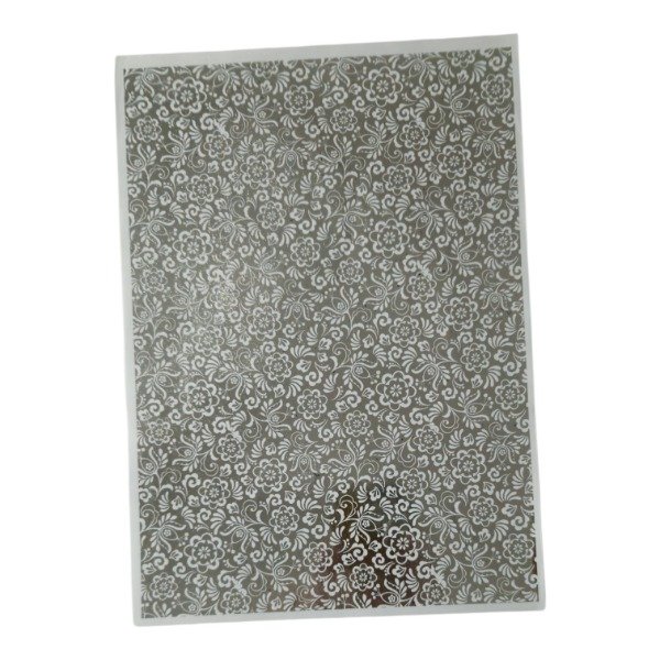 Producto - Fondo Plateado con dibujo blanco 66