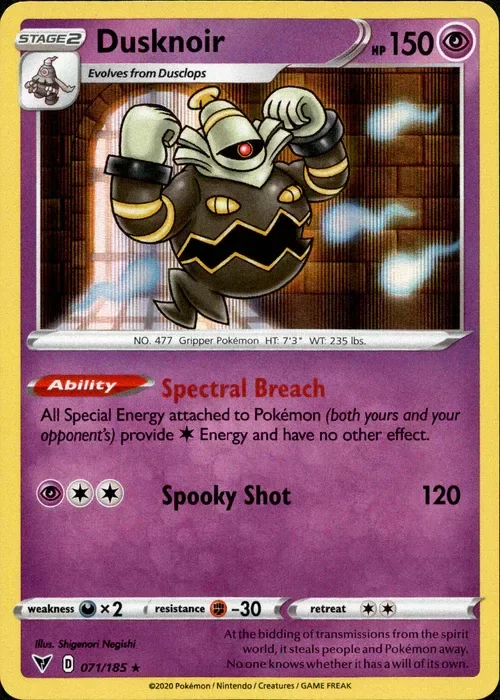 Producto - Dusknoir - 071/185 - Vivid Voltage - Holo