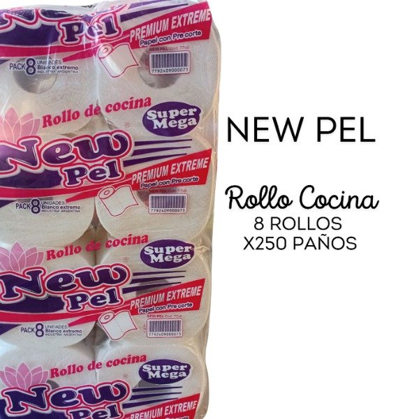 Producto - ROLLOS COCINA 8X 250PAÑOS
