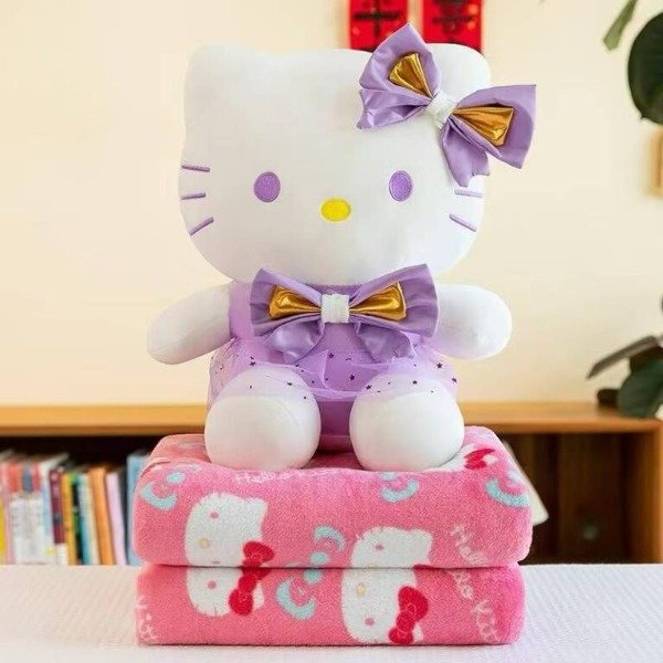 Producto - Peluche con Manta. Kitty
