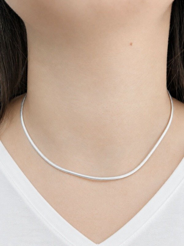 Producto - Cadena de plata rígida