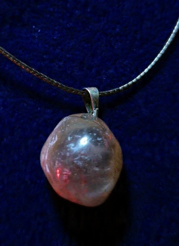 Producto - COLLAR DE CUARZO ROSA NATURAL